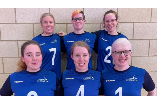 Lois Turner aims high at the Goalball World Championships