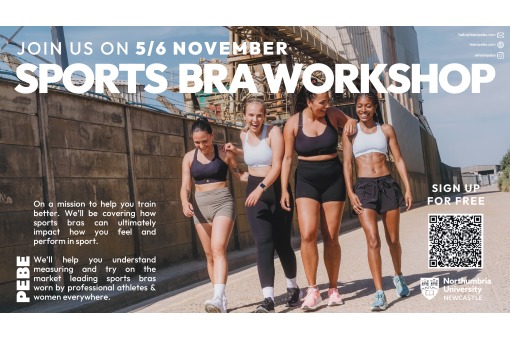 Sports Bra Fitting Workshop coming to Northumbria