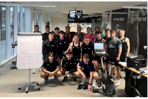 Football and Rugby Union cycle 2024km to raise money for Motor Neurone Disease Charities